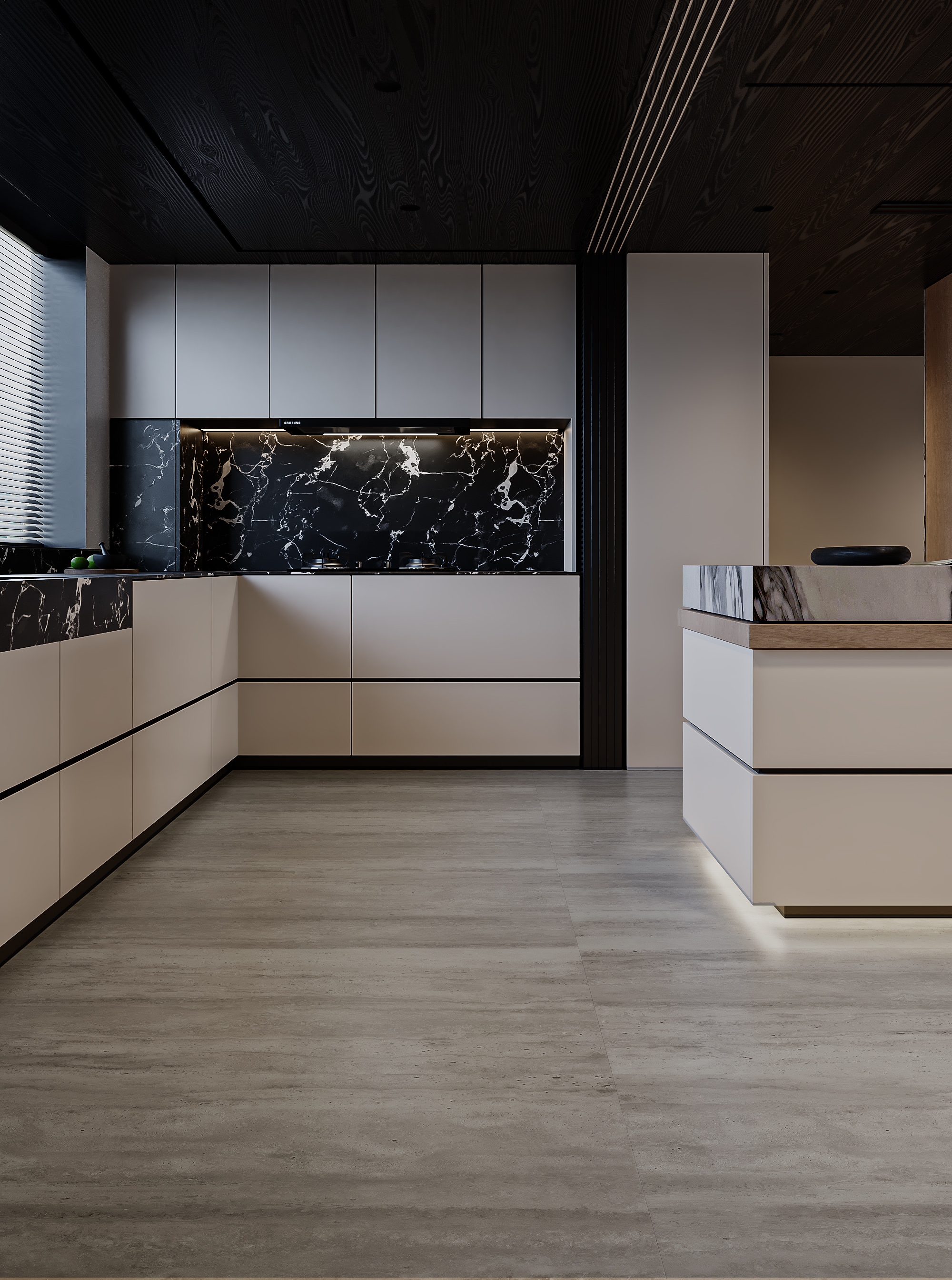 Слим Тайл Травертин  / Slim Tile Travertine#2