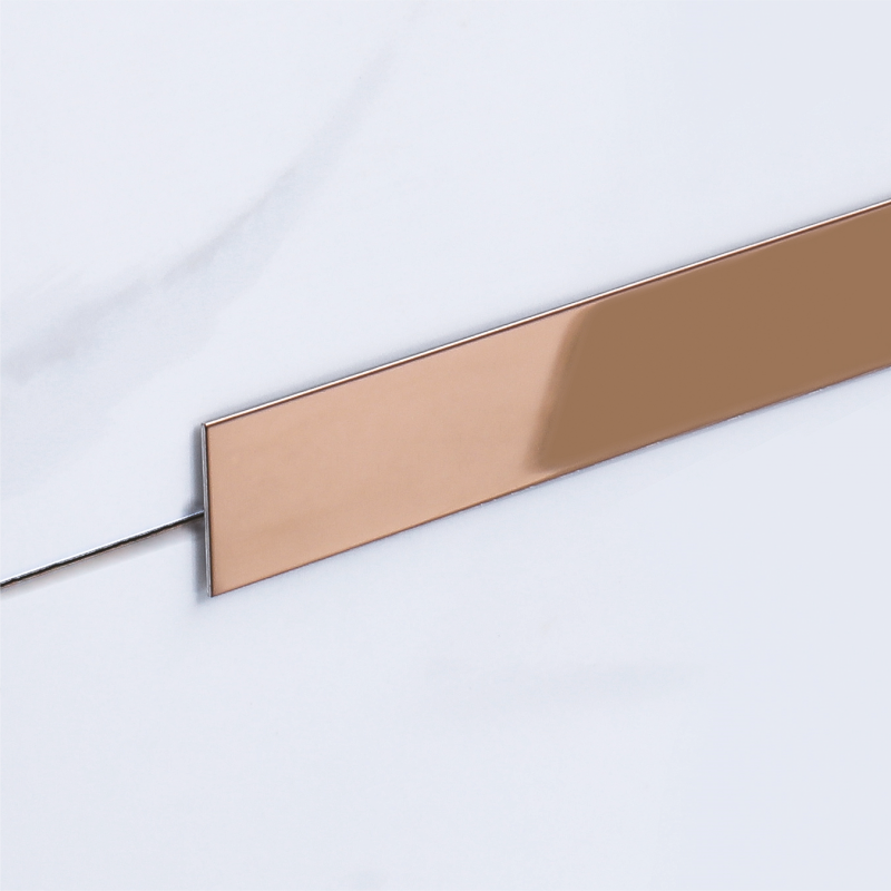 Полоса Нержавеющая сталь Juliano Tile Trim SP117-3S-15W (3000мм) Rose Gold полированная