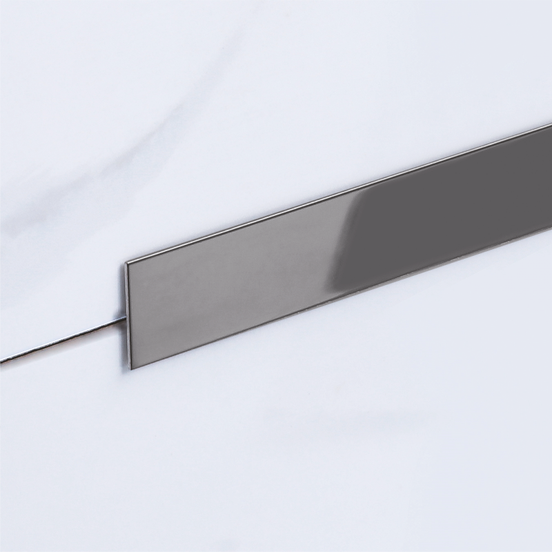 Полоса Нержавеющая сталь Juliano Tile Trim SP117-4S-10W (3000мм) Black полированная
