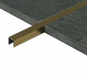 Профиль Juliano Tile Trim SUP10-2S-10H Gold  полированный (2440мм)