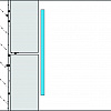 Полоса Нержавеющая сталь Juliano Tile Trim SP117-1B-40W (3000мм) Silver матовая#2